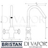 Bristan Pecan Easyfit Sink Mixer Dimensions